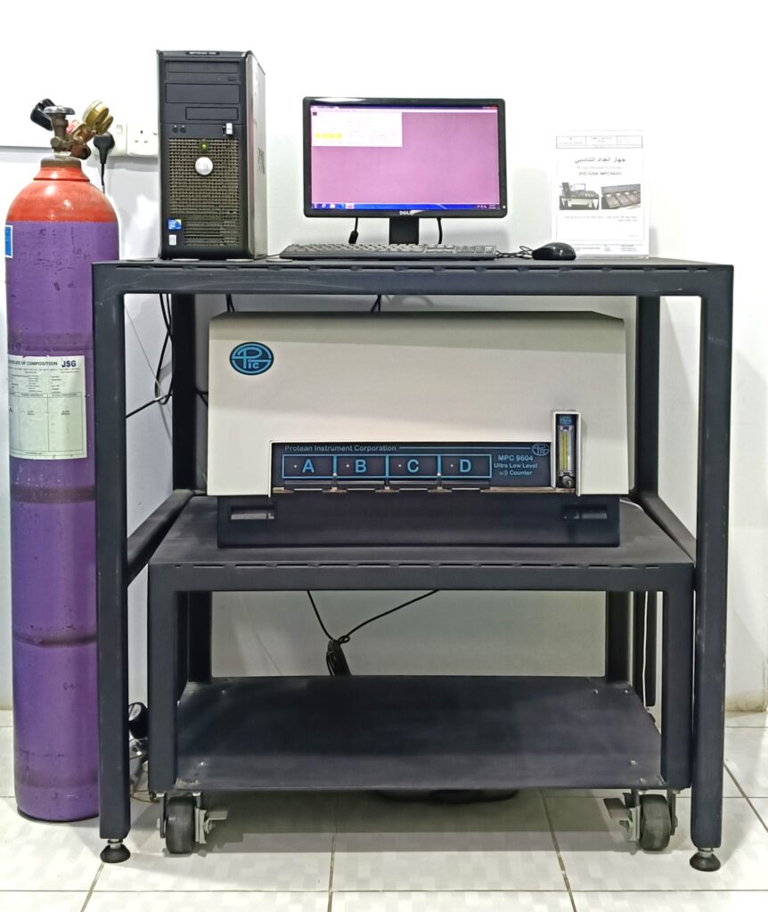 Low Alpha beta counting system.